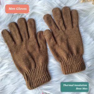 Men Gloves: Thermal Fleece Insulated