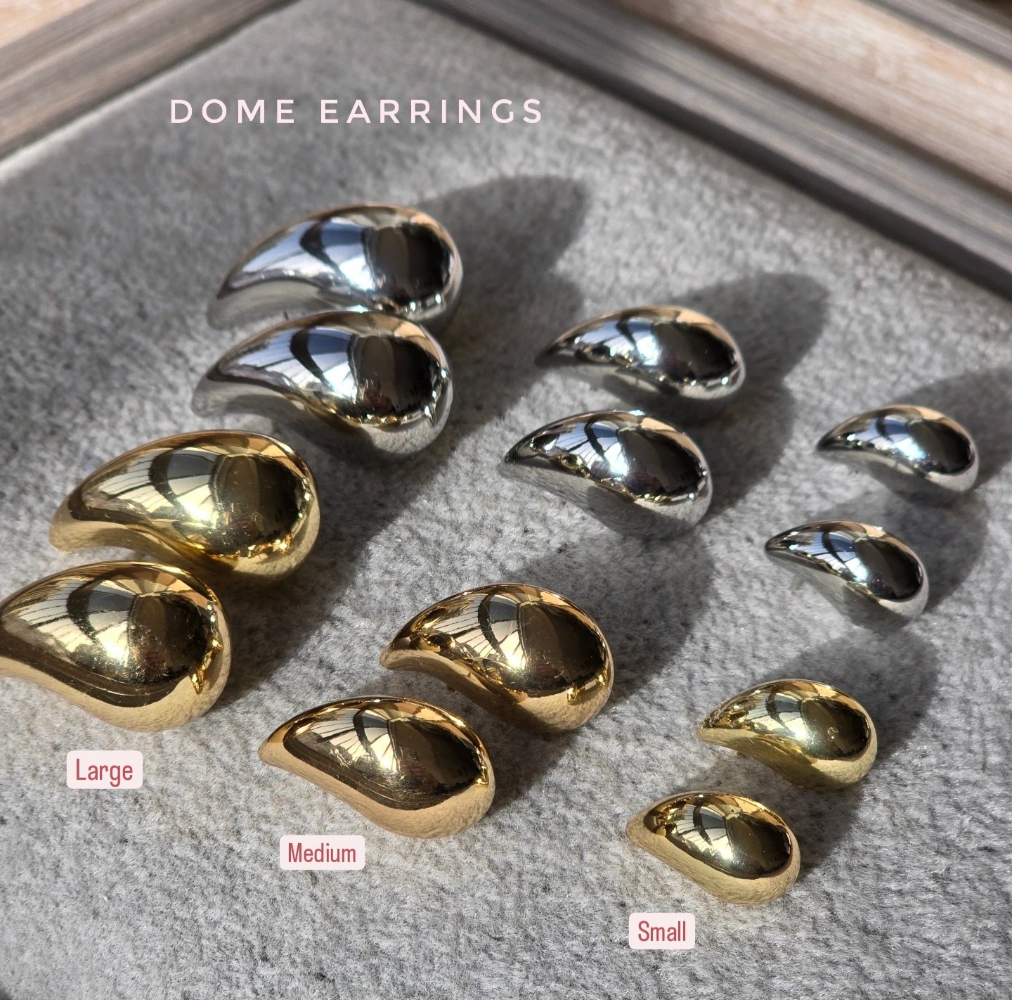 SP:Dome Earrings - Image 3