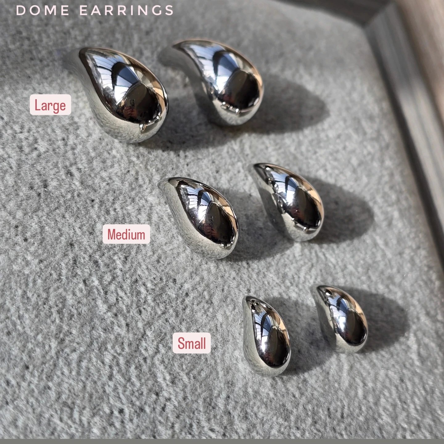 SP:Dome Earrings - Image 5