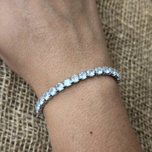 A. Tennis Bracelet: SILVER