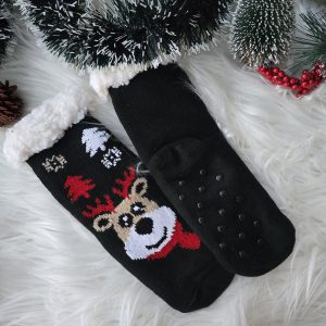 Holiday Kids Slippers: Magic Deer