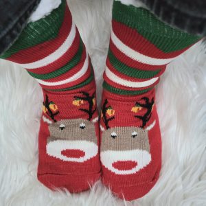 Home Sockings: Sparkly Rudolph 
(size 35 to 41 EUR)