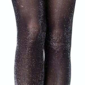 Shimmery Black Tights