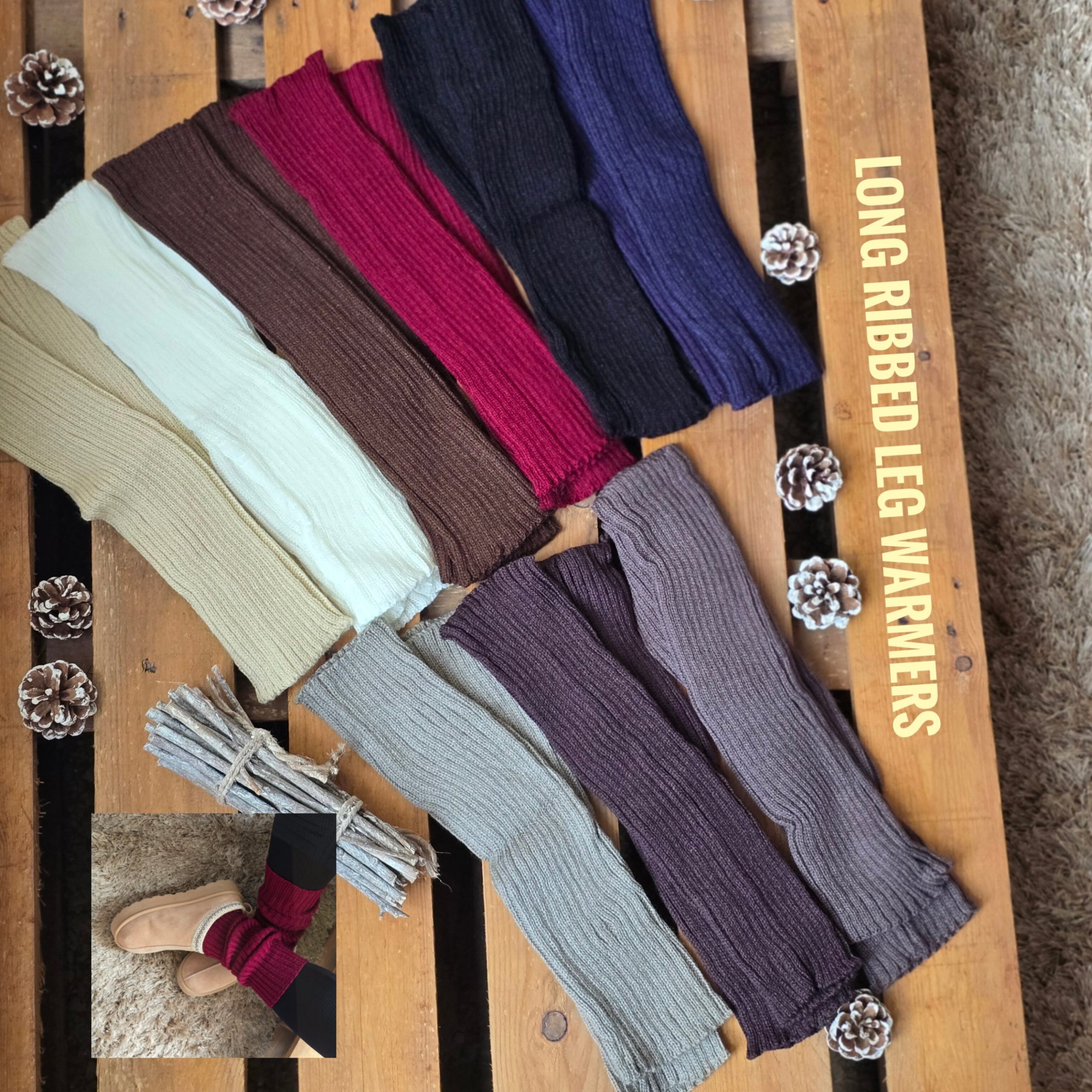 A. LEG Warmers: Ribbed - Image 21
