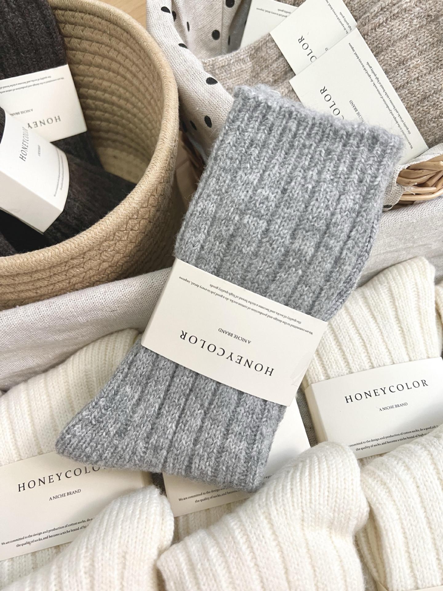 Cozy Knit Ribbed Socks - Image 3
