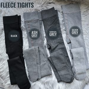 Fleece Tights: Shades of Grey