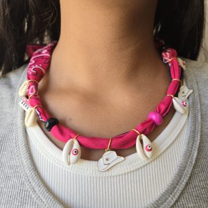 B. Bandana Necklaces: Boho Shells