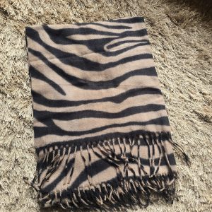 A. Cashmere Scarf : Brownish Zebra