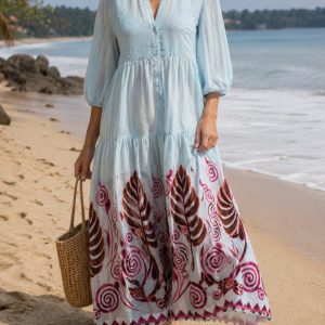 Dress: Blue Mirage