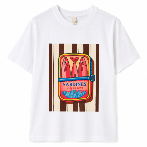 T- Shirt: Sardine Salty But Sweet