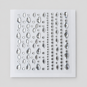 c. Beadazzled Sticky Sheet: Diamony