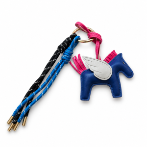C. Bag Charm: Flying Blue Unicorn