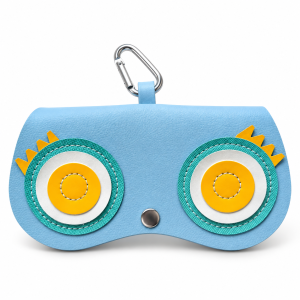 Eyewear Case: Blue Birdy