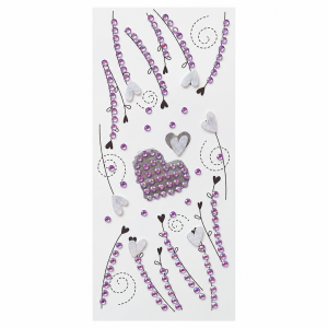 Tattoo Beadazzle: Purple Heart