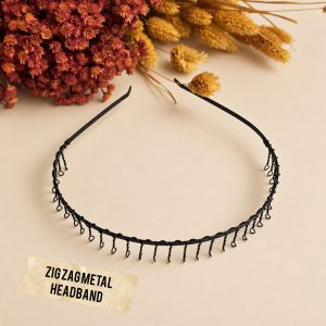 A A. Metal Zig zag Headband